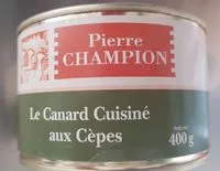 Mängden socker i Le canard cuisiné aux cèpes