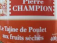 Mängden socker i Tajine de poulet aux fruits séchés