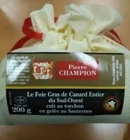 Mängden socker i Fois gras de canard entier