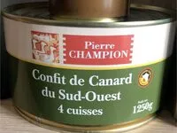 Mängden socker i Confit de canard du sud ouest