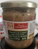 Mängden socker i Marmiton de canard sauce foie gras et ses éclats de morilles