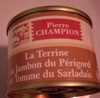 Mängden socker i Terrine au jambon du Périgord