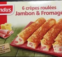 Mängden socker i 6 crêpes roulées jambon & fromage