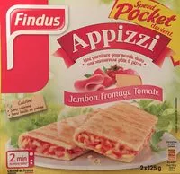 Mängden socker i Appizzi Jambon Fromage Tomate