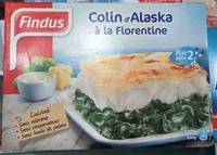 Mängden socker i Colin d'Alaska à la Florentine, Surgelé
