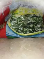 Mängden socker i Epinards en branches à la crème