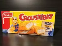 Mängden socker i Poisson pané Croustibat Batonnets x20