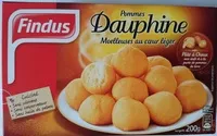 Frozen cooked dauphine potato