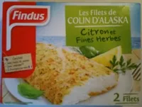 Mängden socker i Les Filets de Colin d'Alaska - Citron et Fines Herbes 