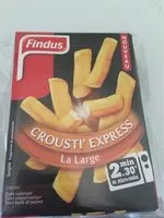 Mängden socker i Frites Crousti' Express La Large