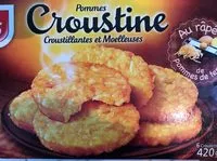 Mängden socker i Pommes Croustine
