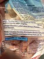 Mängden socker i Crevettes décortiquées
