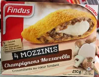 Mängden socker i 4 Mozzinis Champignons Mozzarella