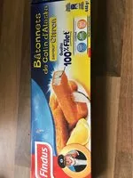 Mängden socker i Bâtonnets Colin Alaska MSC saveur Citron