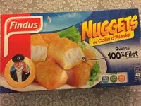 Mängden socker i Nuggets de colin d'Alaska
