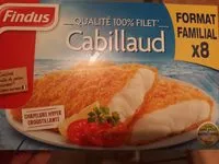 Mängden socker i Cabillaud Panés Qualité 100% Filet MSC