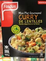 Mängden socker i Mon plat gourmand curry de lentilles