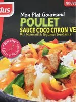 Mängden socker i Poulet sauce coco citron vert