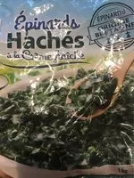 Mängden socker i Epinards haches a la creme fraiche