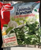 Mängden socker i Epinards branches à la mozzarella