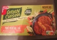 Mängden socker i Green cuisine pavé végétal