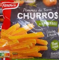 Mängden socker i Pommes de terre CHURROS