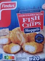 Mängden socker i Nuggets fish ans chips colin