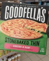 Mängden socker i Cheese and ham pizza