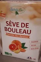 Mängden socker i Sève de Bouleau