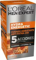 Mängden socker i Men expert hydra energetic cuidado hidratante
