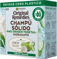 Mängden socker i Original remedies, champú sólido coco