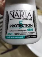 Mängden socker i Narta - Men Anti-transpirant Protection 5 50ml (1.8oz)