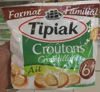 Mängden socker i Croûtons Croustillants Ail