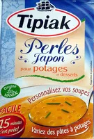 Mängden socker i Perles Japon pour potages et desserts