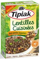 Mängden socker i Lentilles cuisinées