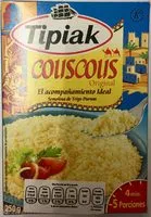 Mängden socker i Couscous original Tipiak