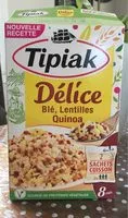 Mängden socker i Blé, Lentilles et quinoa