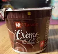 Mängden socker i Crème dessert chocolat