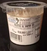 Mängden socker i Rillettes artisanales de saumon