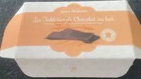 Mängden socker i Les tablettes de chocolat au lait