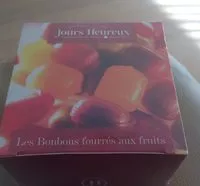 Mängden socker i Bonbons fourres aux fruits