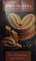 Mängden socker i Les palmiers au beurre