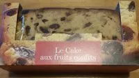 Mängden socker i Cake aux fruits confits