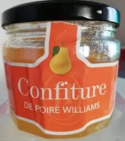 Mängden socker i Confiture de poire Williams