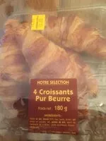 Mängden socker i Croissants pur beurre X4