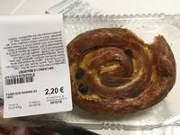 Mängden socker i Pains aux raisins