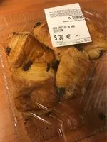 Mängden socker i Pain au Chocolat