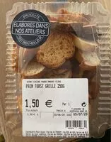 Mängden socker i Pain toast grillé