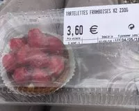 Mängden socker i Tartelette Framboises x2 230g