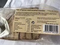 Mängden socker i pain d'epices miel-caramel tranché